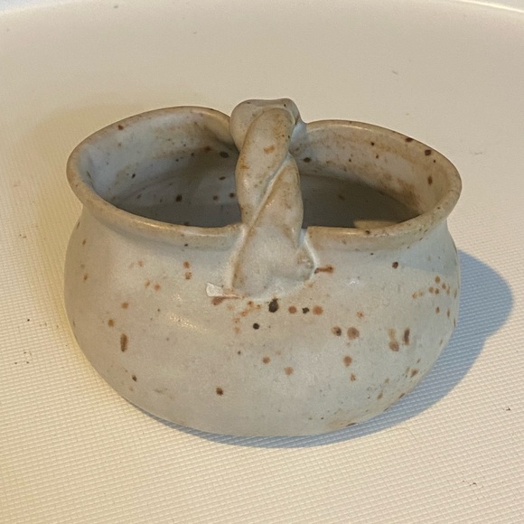 Cindy Angliss Signed Studio Art Pottery Small Basket Trinket Jewelry Handmade - Picture 3 of 9